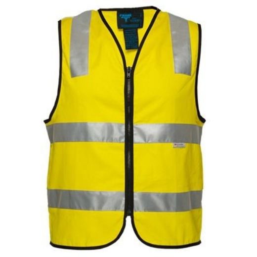 Picture of Prime Mover Safety Vest Zip Front 100% Cotton with Reflective Tape