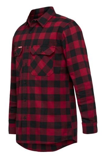 Picture of Hard Yakka Check Flannel Shirt Long Sleeve