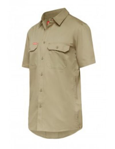 Picture of Hard Yakka Koolgear Cotton Twill Ventilated Shirt Short Sleeve