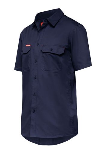 Picture of Hard Yakka Koolgear Cotton Twill Ventilated Shirt Short Sleeve