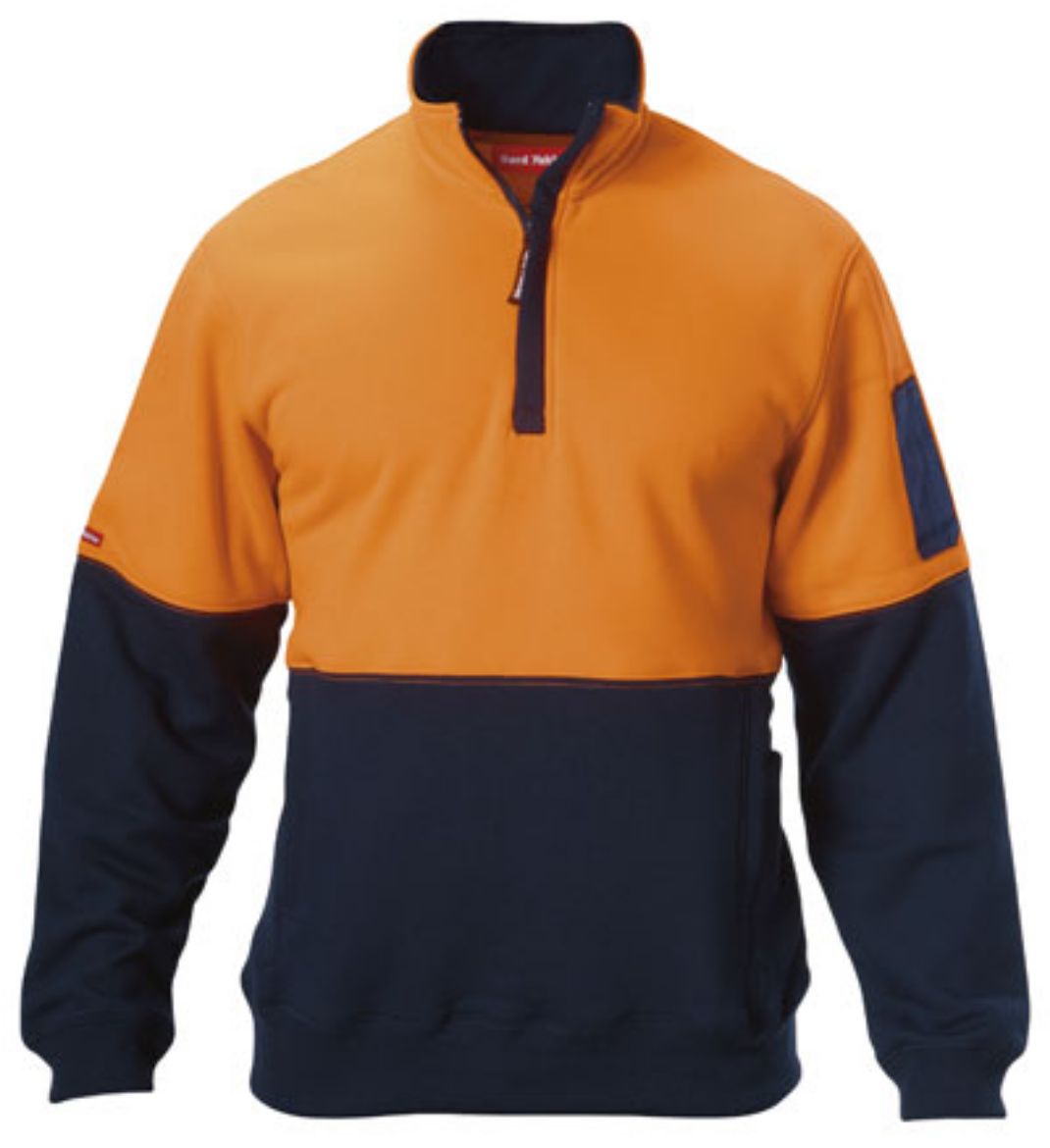 Picture of Hard Yakka Pullover Brushed Fleece 1/4 Zip