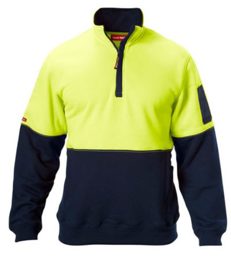 Picture of Hard Yakka Pullover Brushed Fleece 1/4 Zip