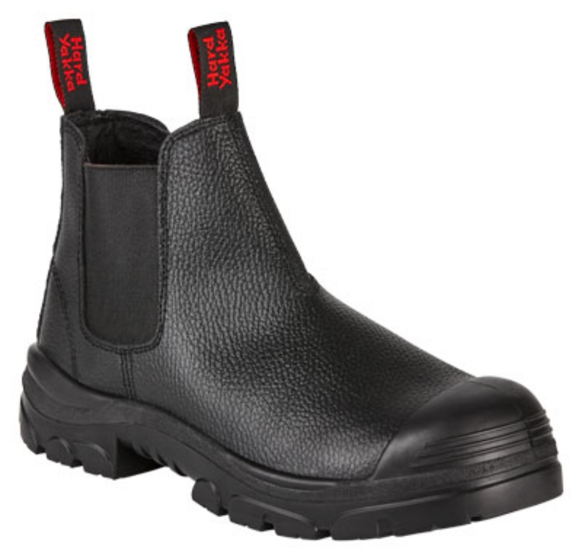 Picture of Hard Yakka Grit Emboss Slip On Boot Black