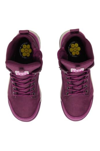 Picture of Hard Yakka 3056 Ladies Lace Up Zip Sided Boot Shiraz