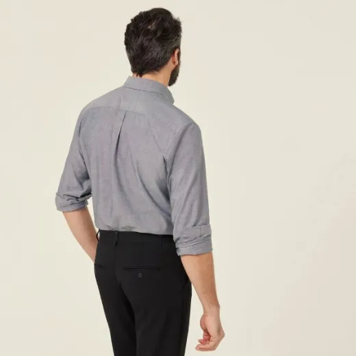 Picture of NNT Mens Cotton Chambray Long Sleeve Shirt