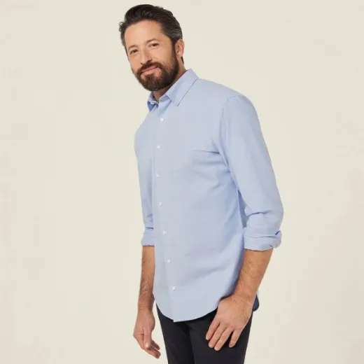 Picture of NNT Mens Cotton Chambray Long Sleeve Shirt