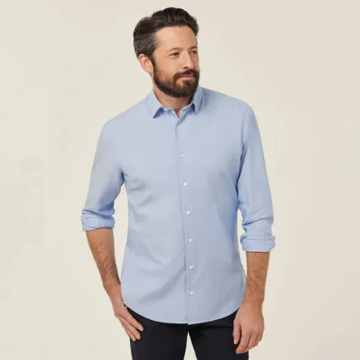 Picture of NNT Mens Cotton Chambray Long Sleeve Shirt