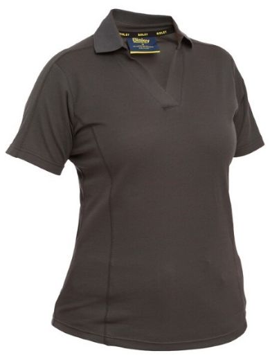 Picture of Bisley Polo Ladies Shirt Short Sleeve Cotton/Polyester Blend