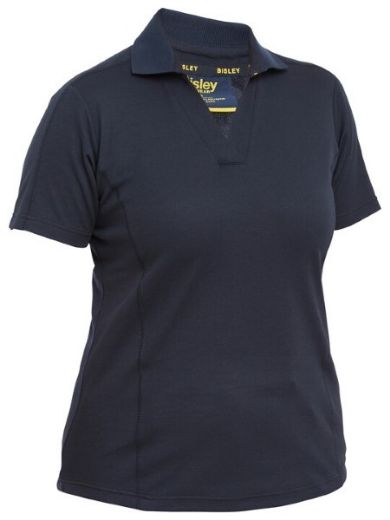 Picture of Bisley Polo Ladies Shirt Short Sleeve Cotton/Polyester Blend