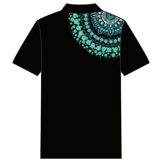 Picture of Sublimated Unisex Polo Shirt Short Sleeve Queanbeyan Palerang Regional Council