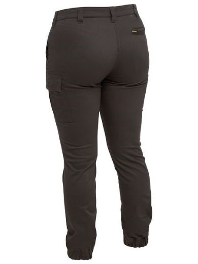 Picture of Bisley Ladies Cotton Cargo Cuffed Pants