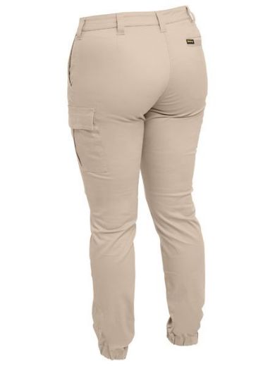Picture of Bisley Ladies Cotton Cargo Cuffed Pants