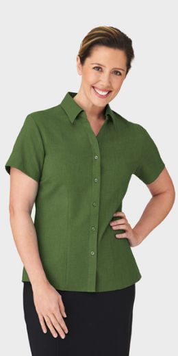 Picture of City Collection Ladies Blouse Ezylin Short Sleeve