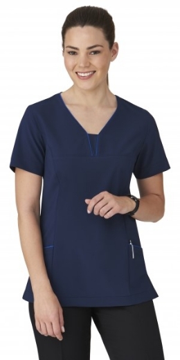 Picture of City Collection Ladies 4 Way Stretch Tunic