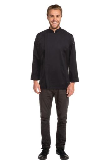 Picture of Chef Works Hartford Mens Zipper Chefs Jacket