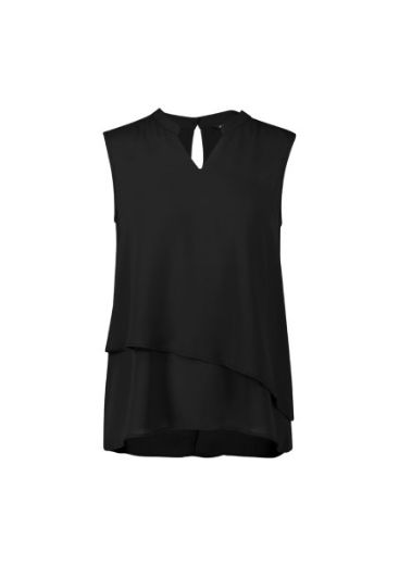 Picture of Biz Corporates Ladies Seville sleeveless Layered  Blouse