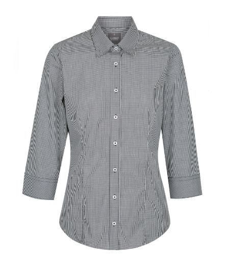 Picture of Gloweave Ladies Westgarth Gingham Check 3/4 Sleeve Shirt