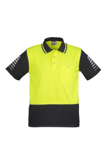 Picture of Syzmik Mens Zone Polo Shirt 100% Polyester Short Sleeve