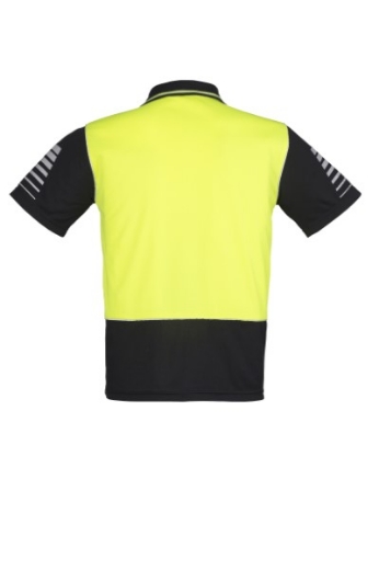 Picture of Syzmik Mens Zone Polo Shirt 100% Polyester Short Sleeve