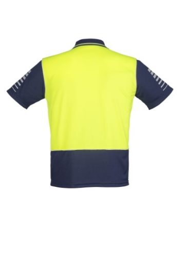Picture of Syzmik Mens Zone Polo Shirt 100% Polyester Short Sleeve