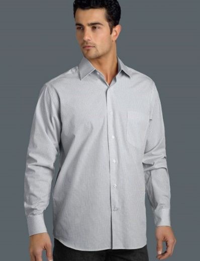 Picture of John Kevin Mens Shirt Long Sleeve 60% Cotton 40% Polyester