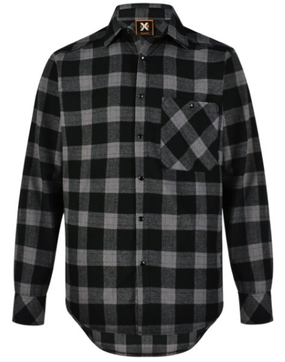 Picture of Winning Spirit Classic Flannel Plaid Long Shirt- Unisex