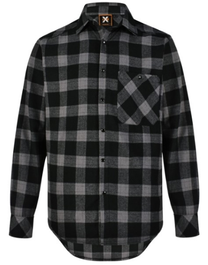 Picture of Winning Spirit Classic Flannel Plaid Long Shirt- Unisex
