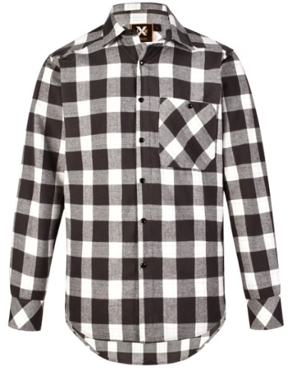 Picture of Winning Spirit Classic Flannel Plaid Long Shirt- Unisex