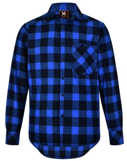 Picture of Winning Spirit Classic Flannel Plaid Long Shirt- Unisex