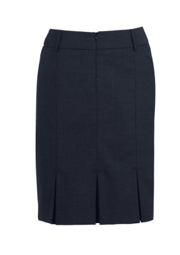 Picture of Biz Corporates Ladies Multi Pleat Comfort Wool Stretch Skirt