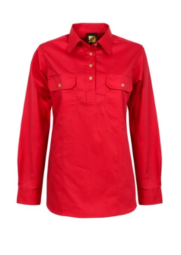 Picture of Work Craft Ladies Closed Front Shirt