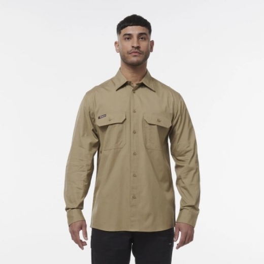 Picture of King Gee Workcool Vented Shirt Long Sleeve