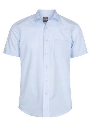 Picture of Gloweave Mens Nicholson Premium Poplin Short Sleeve Shirt w/pocket