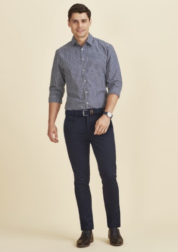 Picture of Biz Corporates Mens Traveller Tapered Stretch Chino Pant