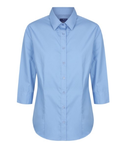 Picture of Gloweave Ladies Nicholson Premium Poplin 3/4 Sleeve Shirt