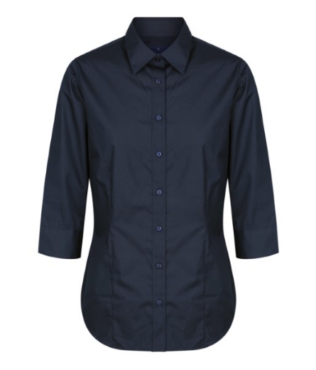 Picture of Gloweave Ladies Nicholson Premium Poplin 3/4 Sleeve Shirt