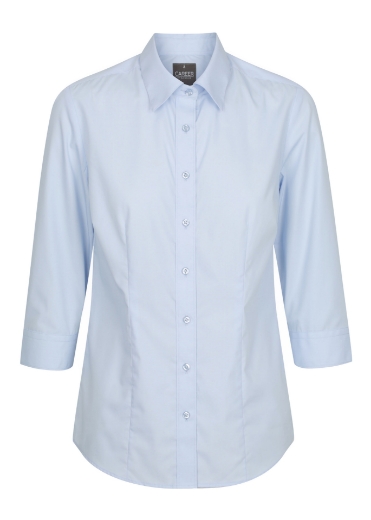 Picture of Gloweave Ladies Nicholson Premium Poplin 3/4 Sleeve Shirt