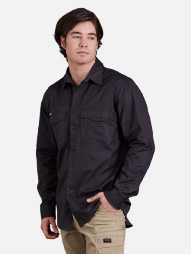 Picture of King Gee Workcool 2 Cotton Ripstop Shirt Long Sleeve