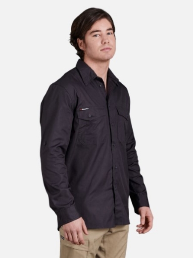 Picture of King Gee Workcool 2 Cotton Ripstop Shirt Long Sleeve