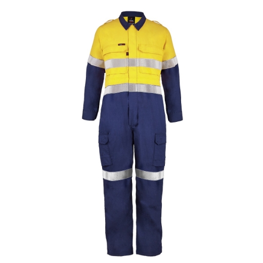 Picture of Flame Buster Torrent Hi Vis Two Tone Coverall With FR Reflective Tape HRC 2 ATPV 9cal/cm2