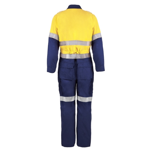 Picture of Flame Buster Torrent Hi Vis Two Tone Coverall With FR Reflective Tape HRC 2 ATPV 9cal/cm2