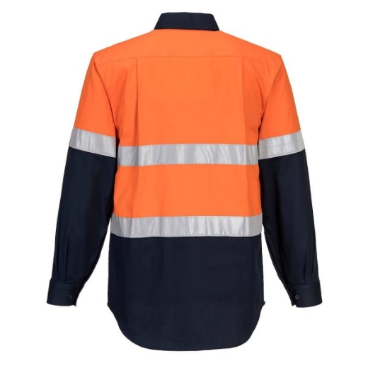 Picture of Prime Mover Hobart Hi-Vis Contrast Shirt L/S