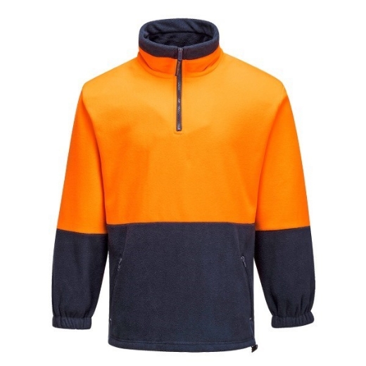 Picture of Prime Mover Hi-Vis Contrast 1/4 Zip Class D Polar Fleece