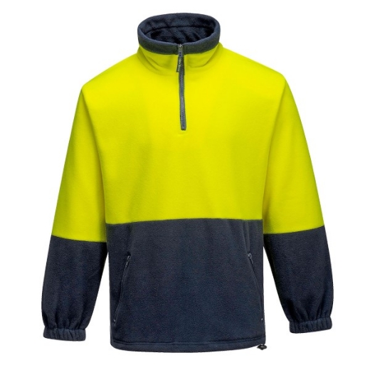 Picture of Prime Mover Hi-Vis Contrast 1/4 Zip Class D Polar Fleece