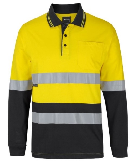 Picture of JB'S Hi-Vis (D+N) L/S Cotton Polo