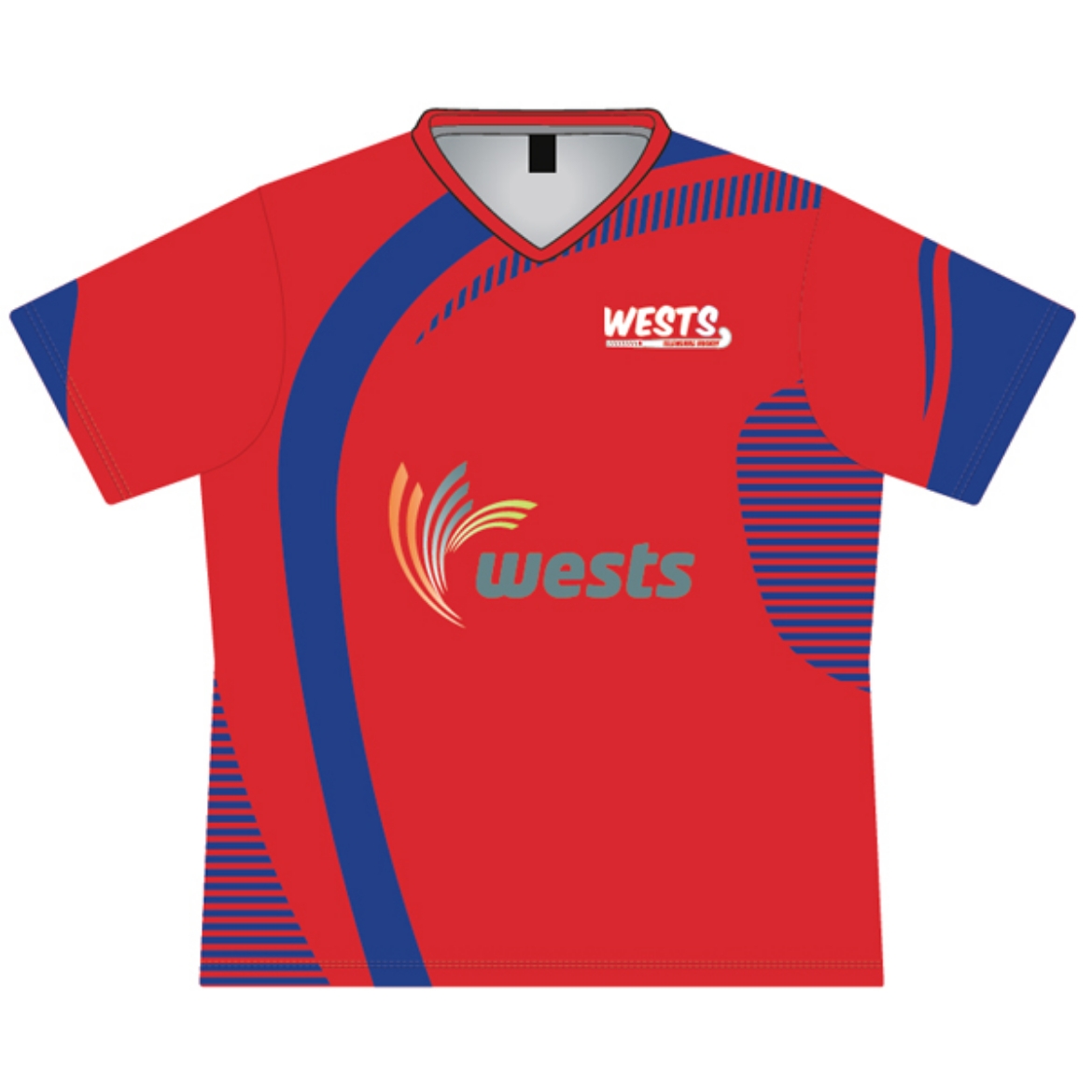 Picture of Sublimated Players T-shirts Kids Waffle Knit Including Name & Number