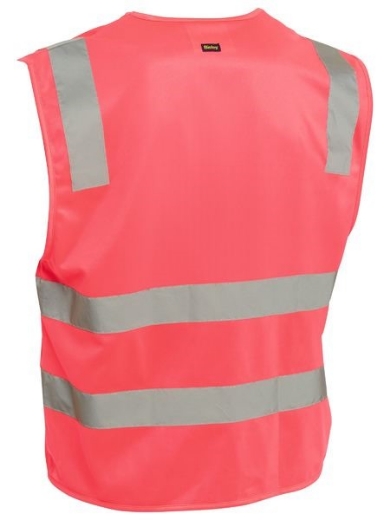 Picture of Bisley Taped Hi Vis Safety Zip Vest