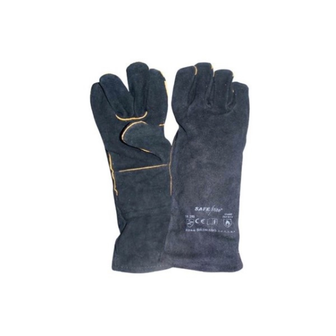 Picture of SafeRite® Black And Gold Welding Gauntlet SRSW-6BG - One Size