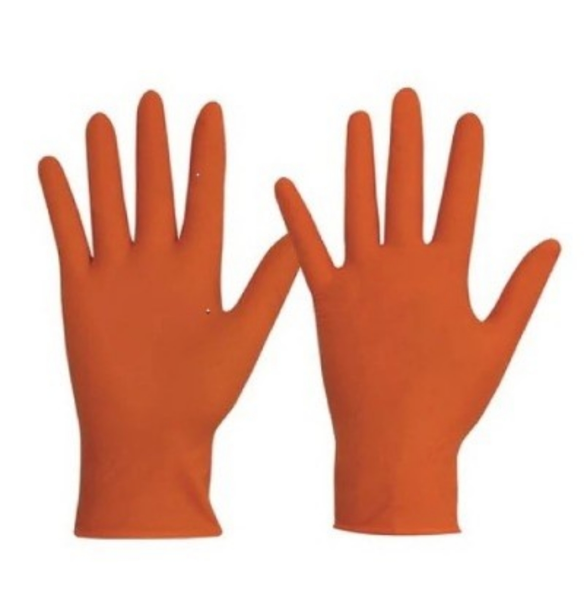 Picture of ProChoice Disposable Heavy Duty ORANGE  Nitrile Glove Powder Free