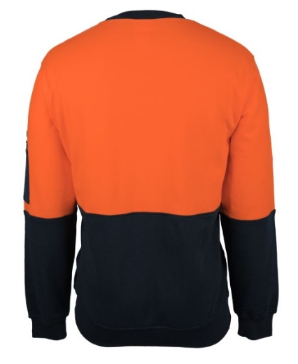 Picture of JB'S Hi Vis 310 Cotton Crew Neck Fleece